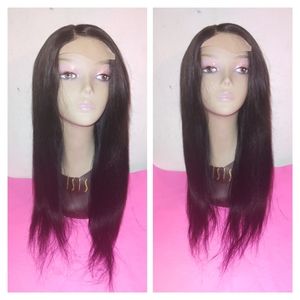 20" 100% Brazilian virgin straight human hair wig